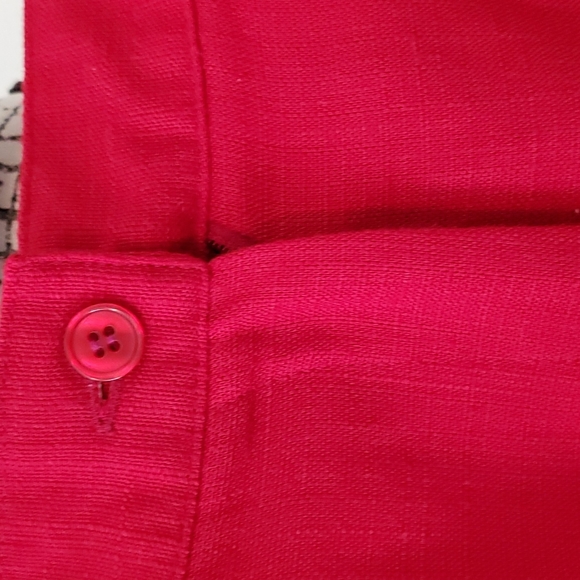 Vintage dark red culottes - Picture 4 of 7